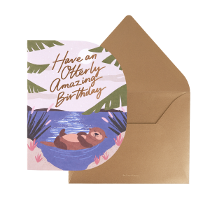 Have An Otterly Amazing Birthday Greeting Card