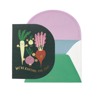 Rooting For You Greeting Card